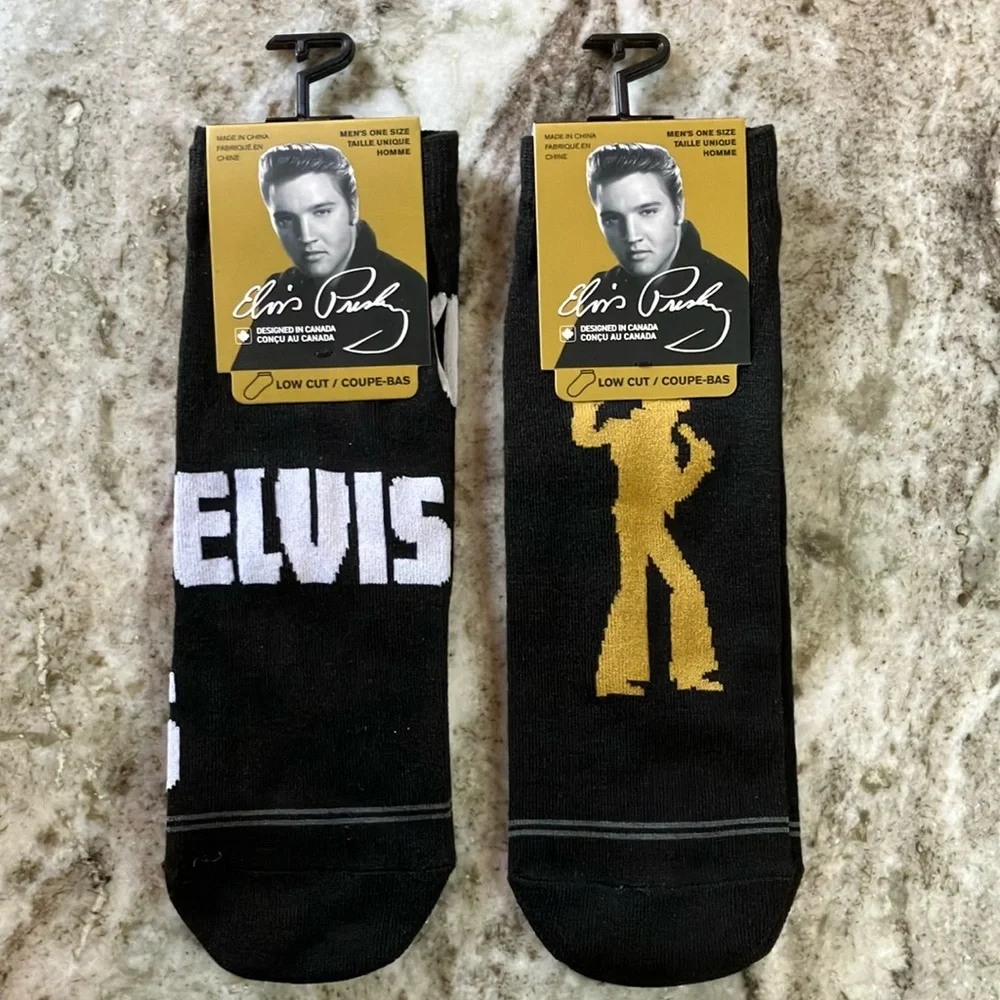 2 Pair Elvis Presley Unisex Socks